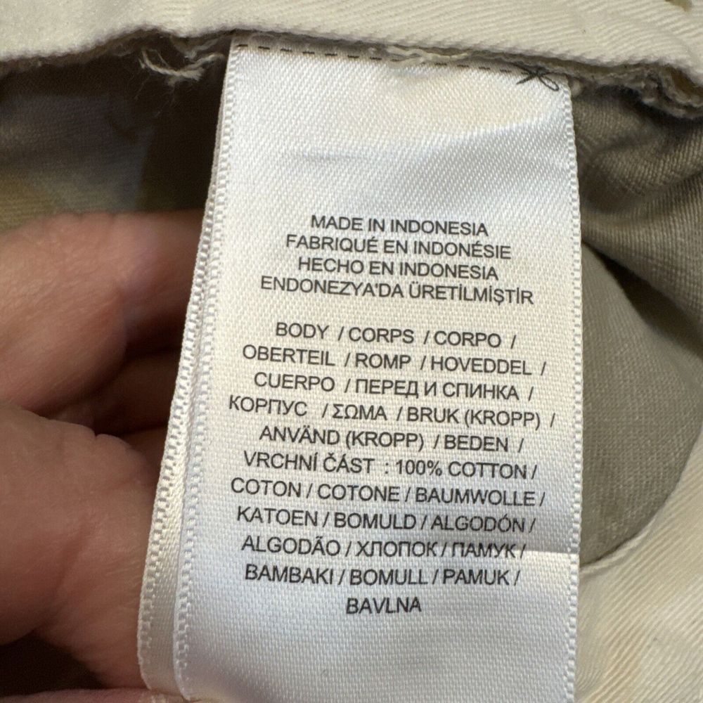 Polo Ralph‎ Lauren Cutoff Frayed Edge Shorts Khaki The Burroughs Chino Size 40 - Picture 7 of 11
